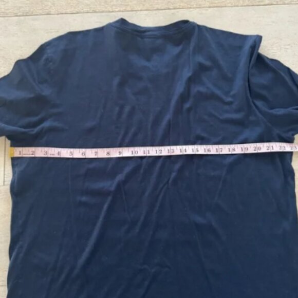 Salvatore Ferragamo Logo Crew Neck T-Shirt Men's Size XL Black - Picture 3 of 4